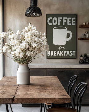 Coffee for Breakfast Poster