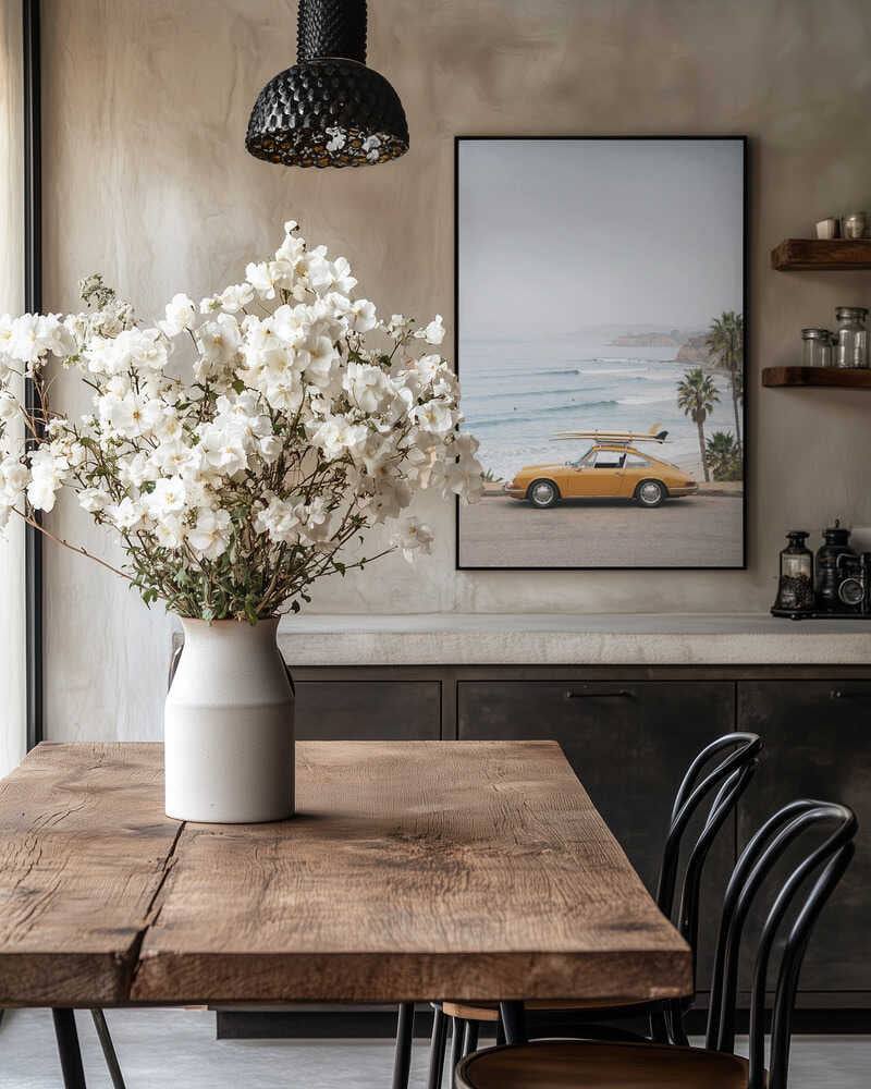 Porsche Coast Poster