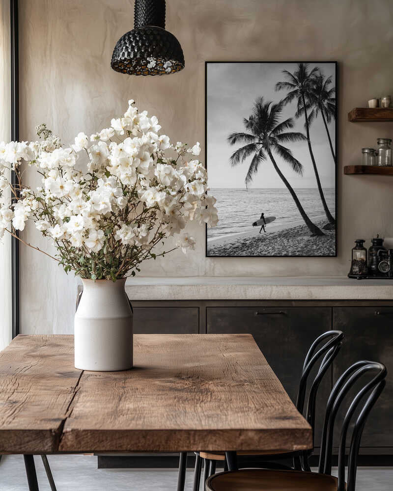 Surfer Walk Poster