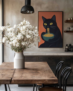 Noodle Cat No 1 Poster