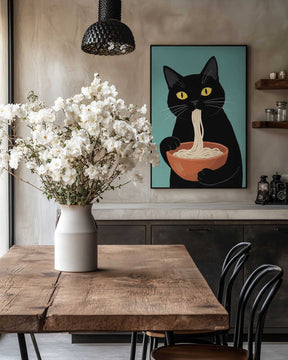 Noodle Cat No 2 Poster