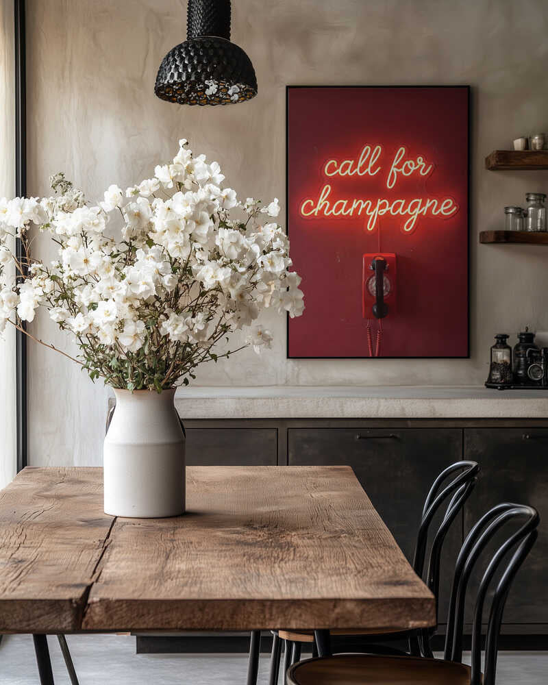 Call for Champagne Poster