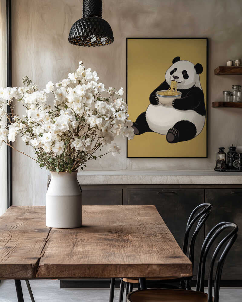Noodle Panda Poster
