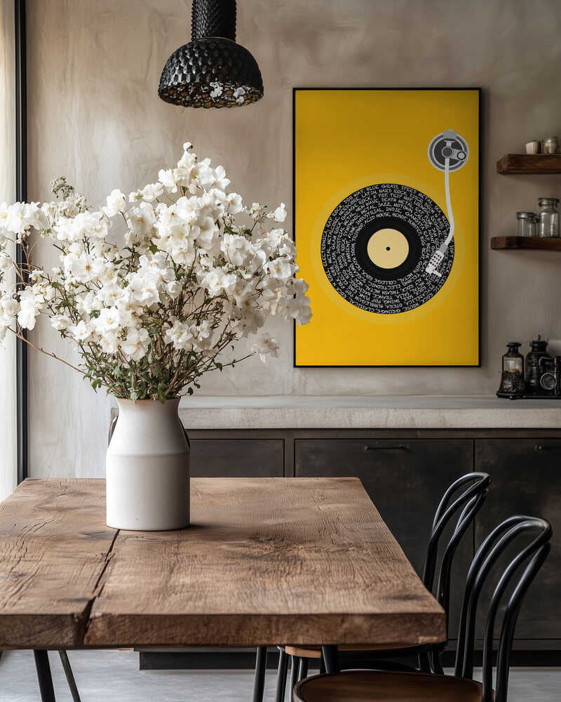 Spinning Vinyl Orange.png Poster
