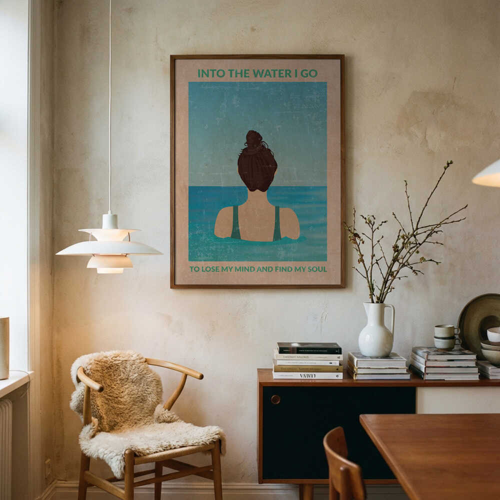 Into the Water Standard Wall Art Poster
