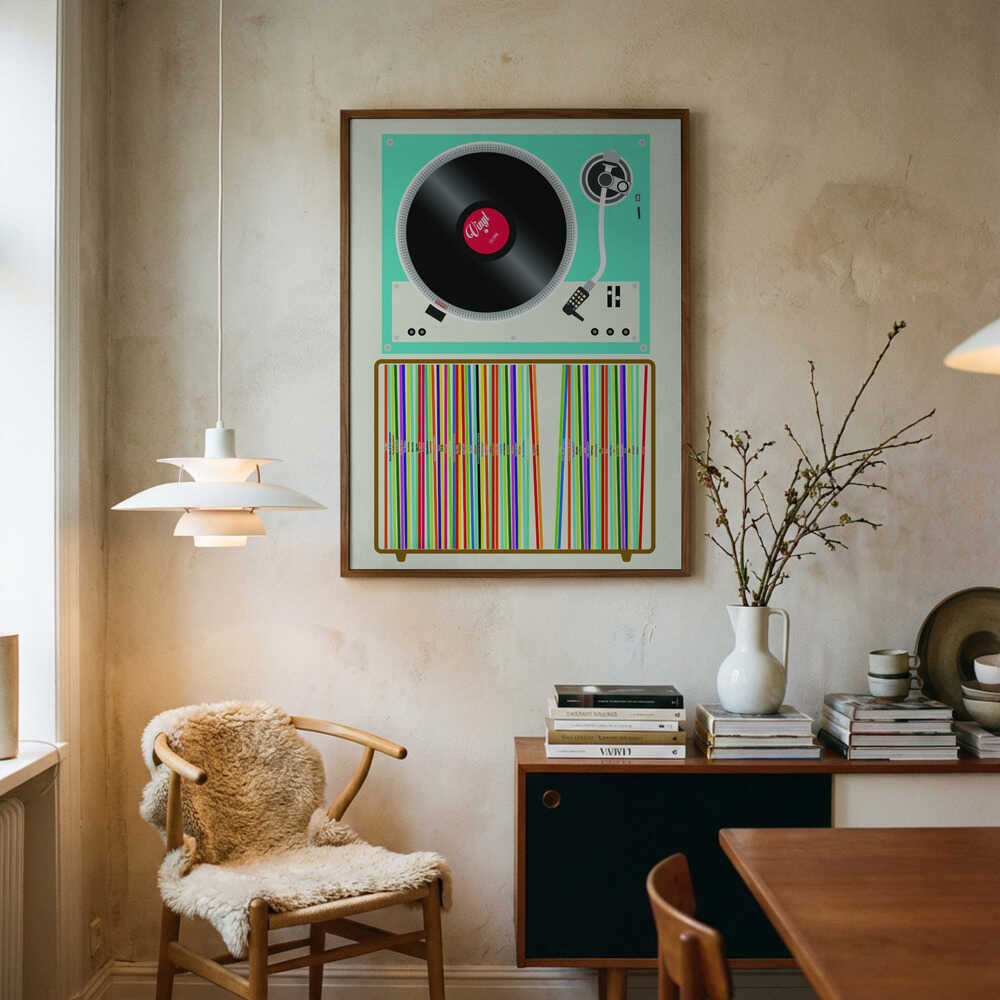 Vinyl Stack Poster