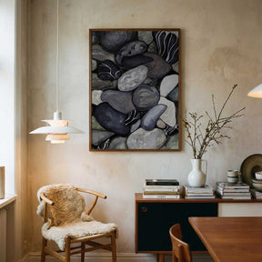 Beach stones Poster