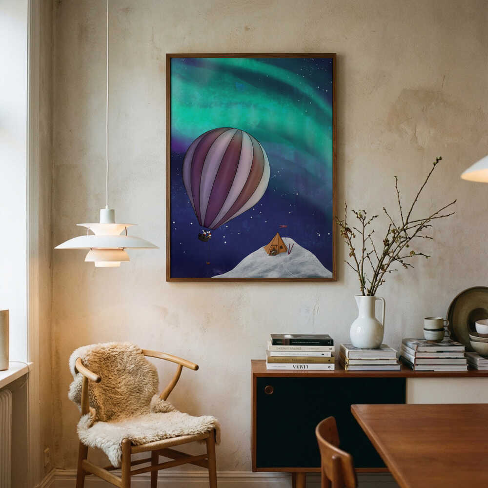 Hot air balloon trip Poster