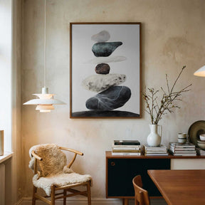 Stones from the beach Poster