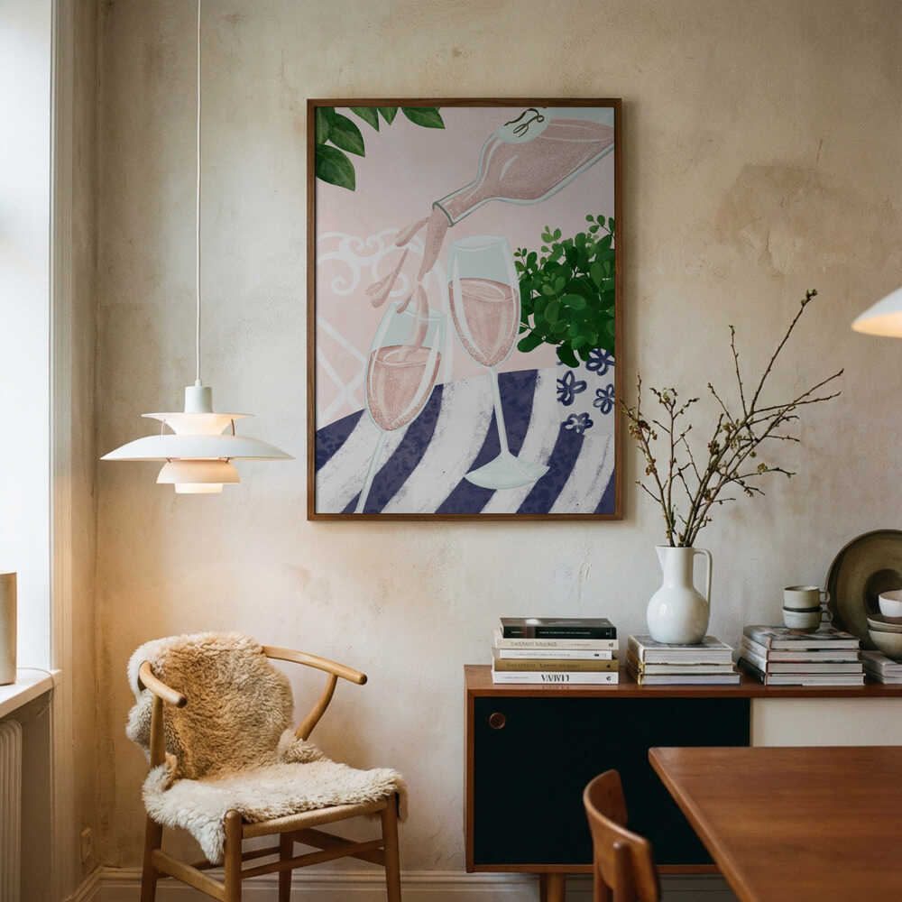 Sparkling rosé Poster