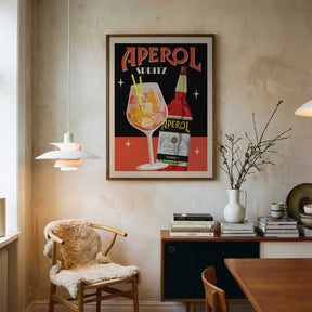 Aperol Spritz_Black Poster