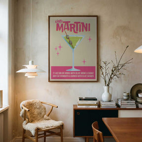 Dirty Martini Cocktail 01.png Poster
