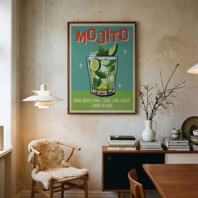 Mojito Cocktail Poster