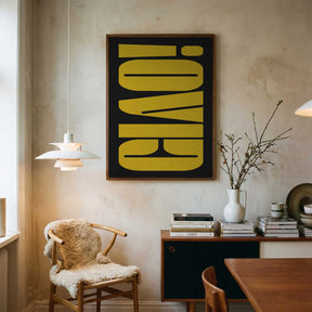 Abstract Typography Artwork Poster