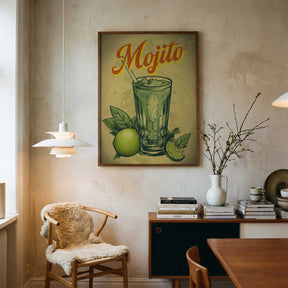 Lime Breeze Drink Poster