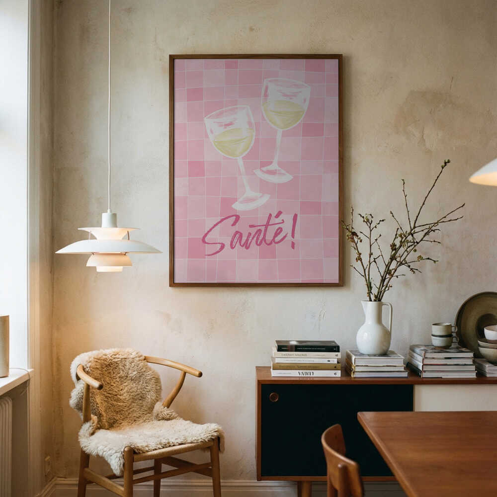 Cheers in Pink! Poster
