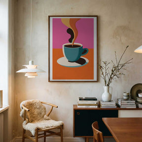 A3 Coffee Steam Pink Final 01 01.png Poster