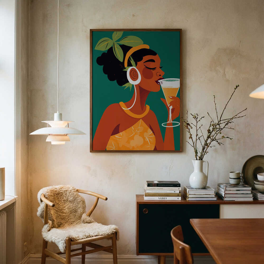 Drink In the Tropics Poster