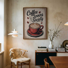 Steaming Cup Club Poster