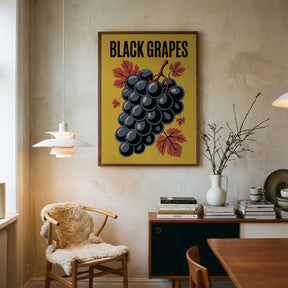 Grapes &amp; Leaves Poster