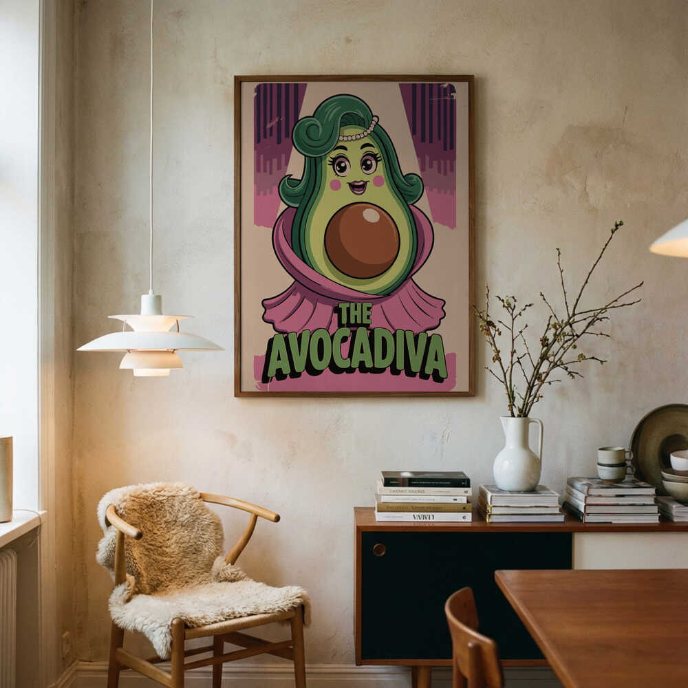 Glamorous Avocado Poster