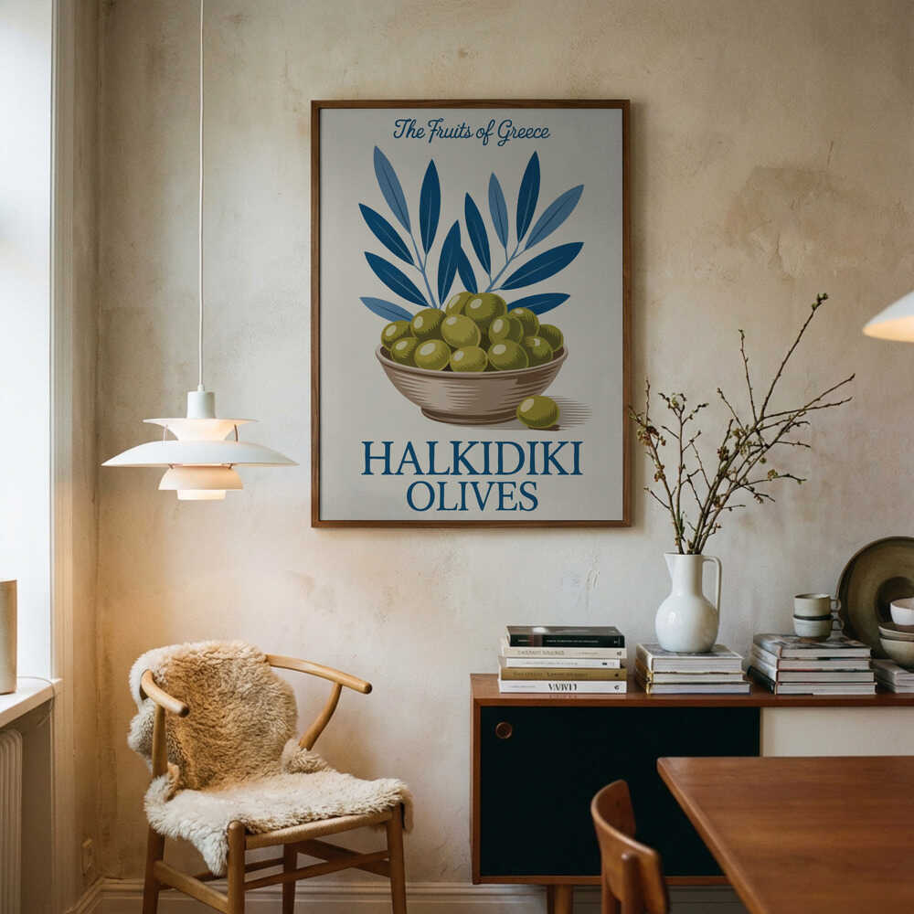 Halkidiki Olives Delight Poster