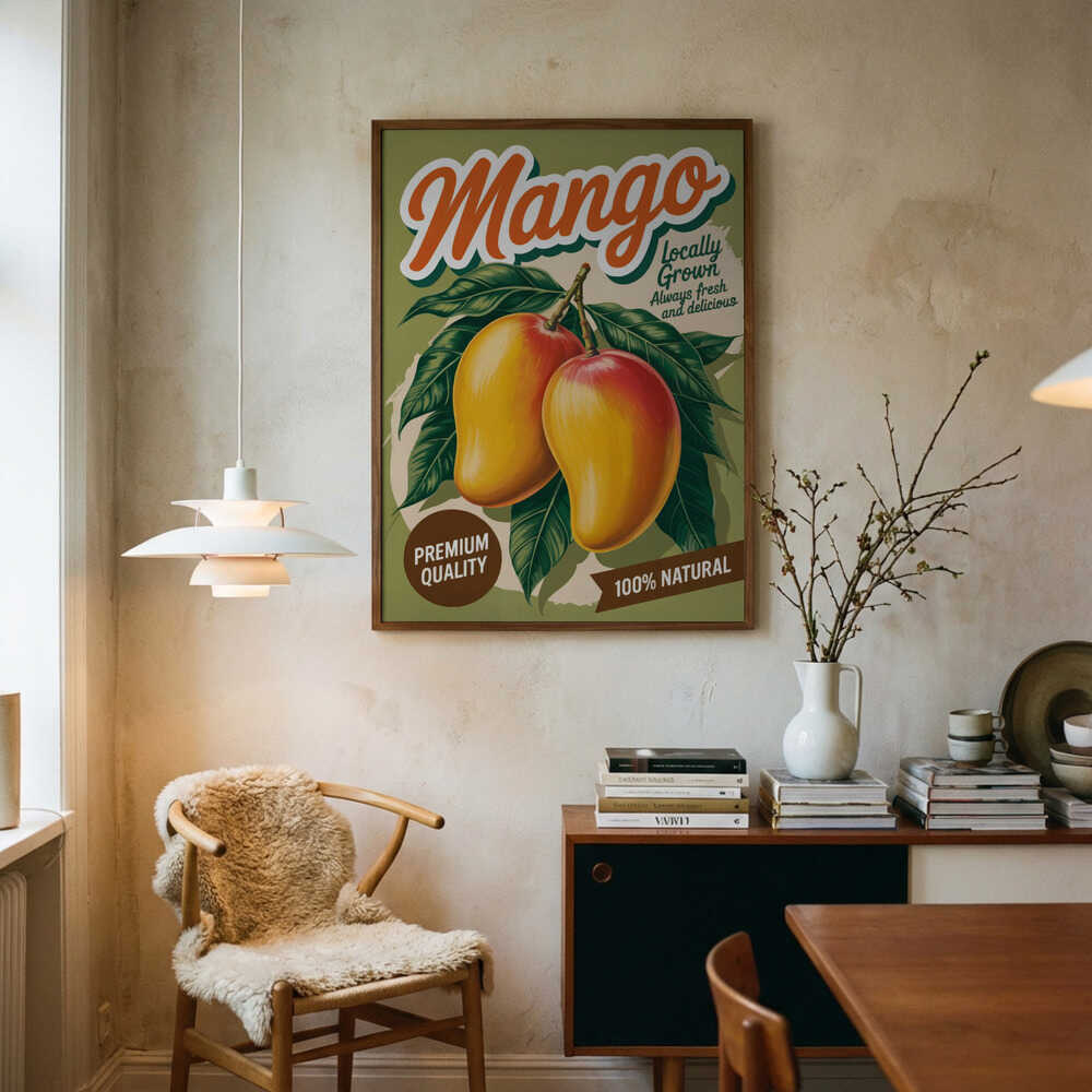 Mango Vintage Poster
