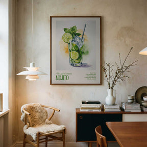 Classic Cocktails - Mojito Poster