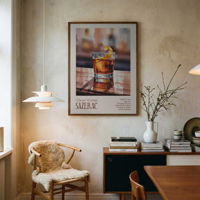 Classic Cocktails - Sazerac Poster