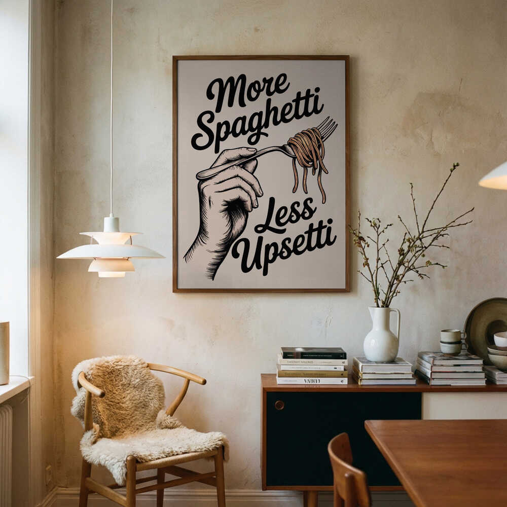 More Spaghetti, Less Upsetti Poster