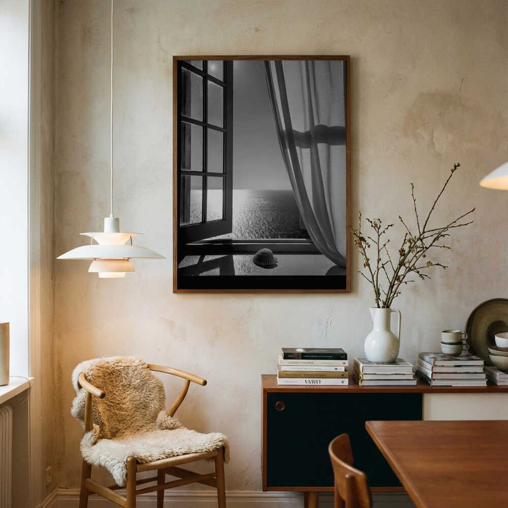 The Seashell In the Window Poster