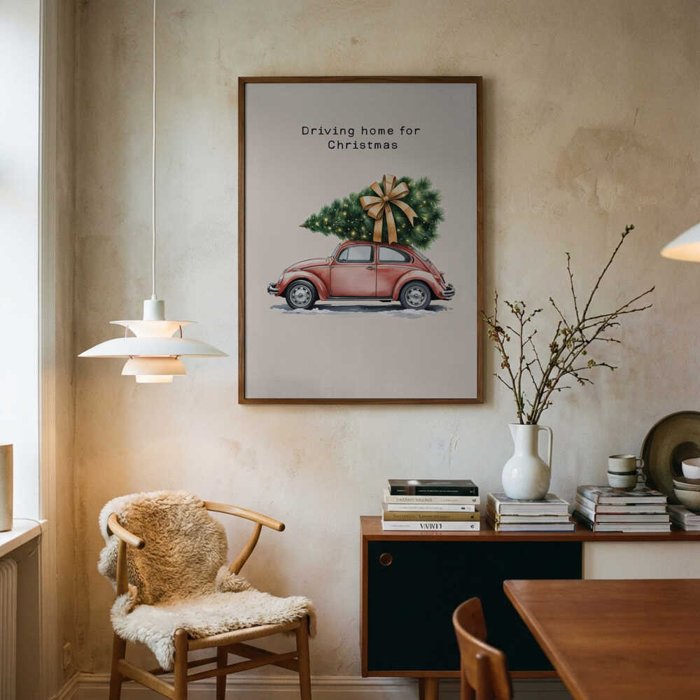 Driving Home for Christmas Poster