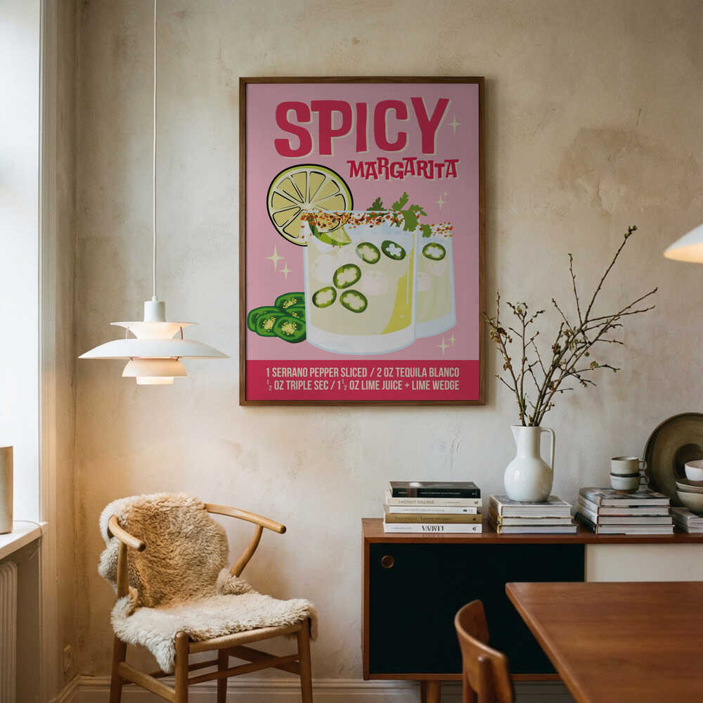 A3 Spicy Margs 5 Pink A3 Plus 01.png Poster