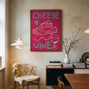 A4 Cheese & Wine 01.png Poster