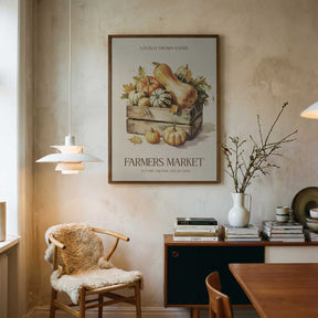 Farmers Market Squash Poster