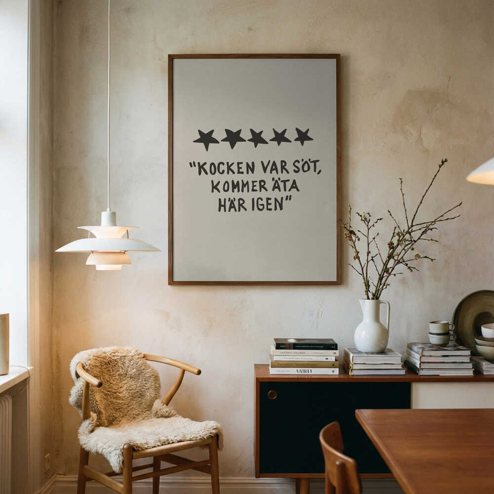 Kocken Var Söt Poster