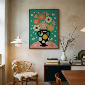Bouquet of Bold Flowers Poster