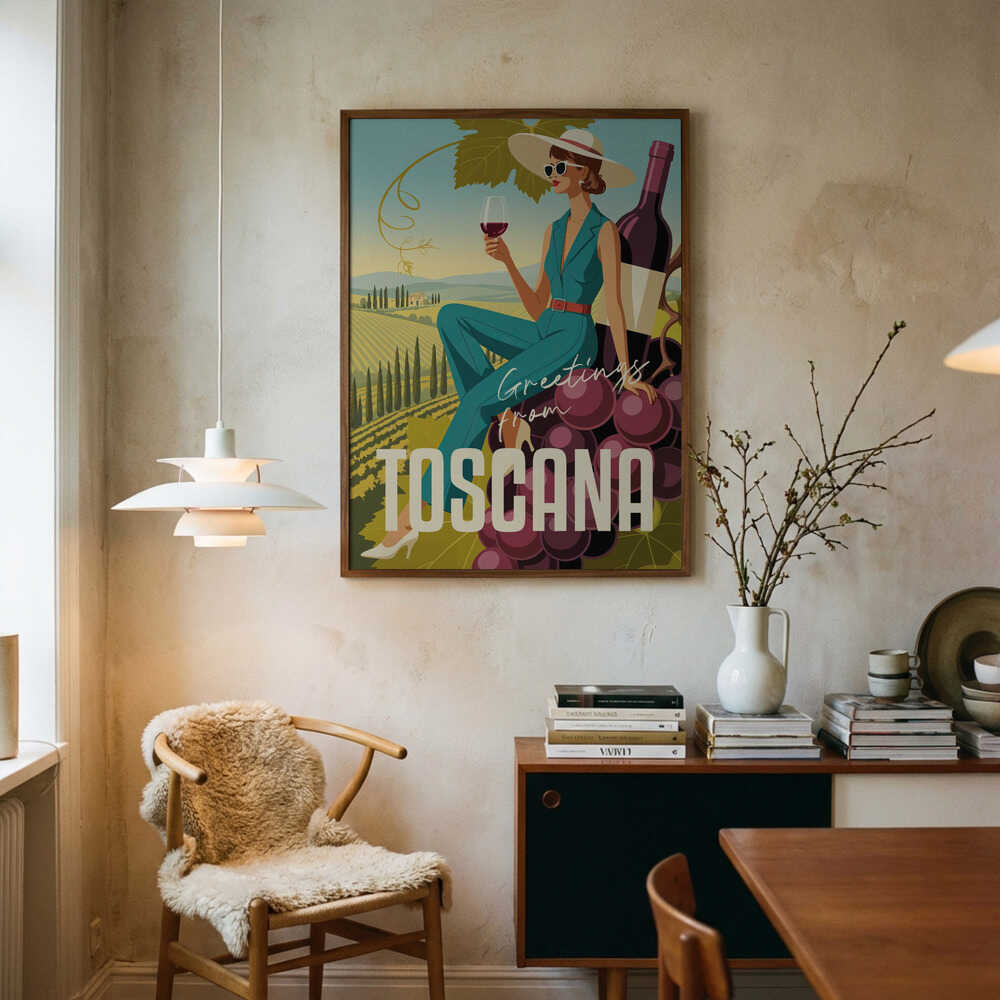 Greetings From Toscana Poster