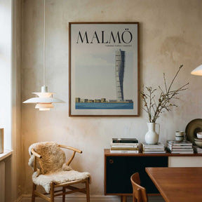 Malmö Travel Poster Poster