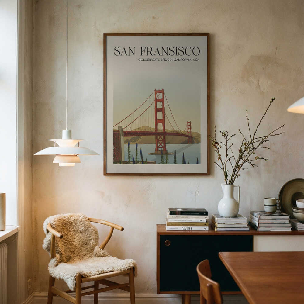 San Fransisco Travel Poster Poster