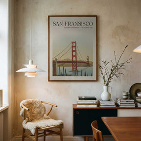 San Fransisco Travel Poster Poster
