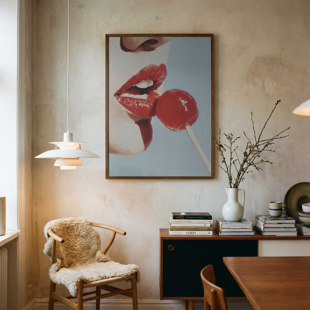 Red Lollipop Poster