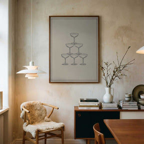 Glass Stack Poster