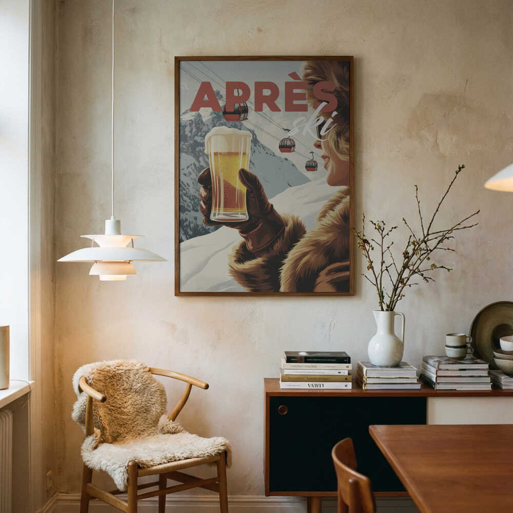 Apres Ski Alpine Poster