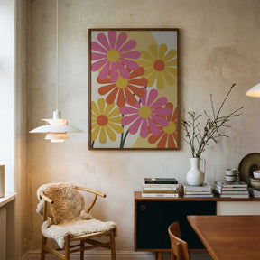Happy Flowers Poster
