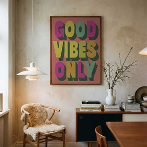 Good Vibes Only No 3 Poster