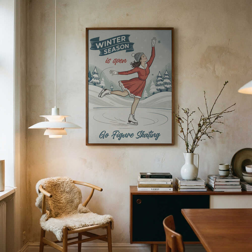 Go Figure Skating Poster
