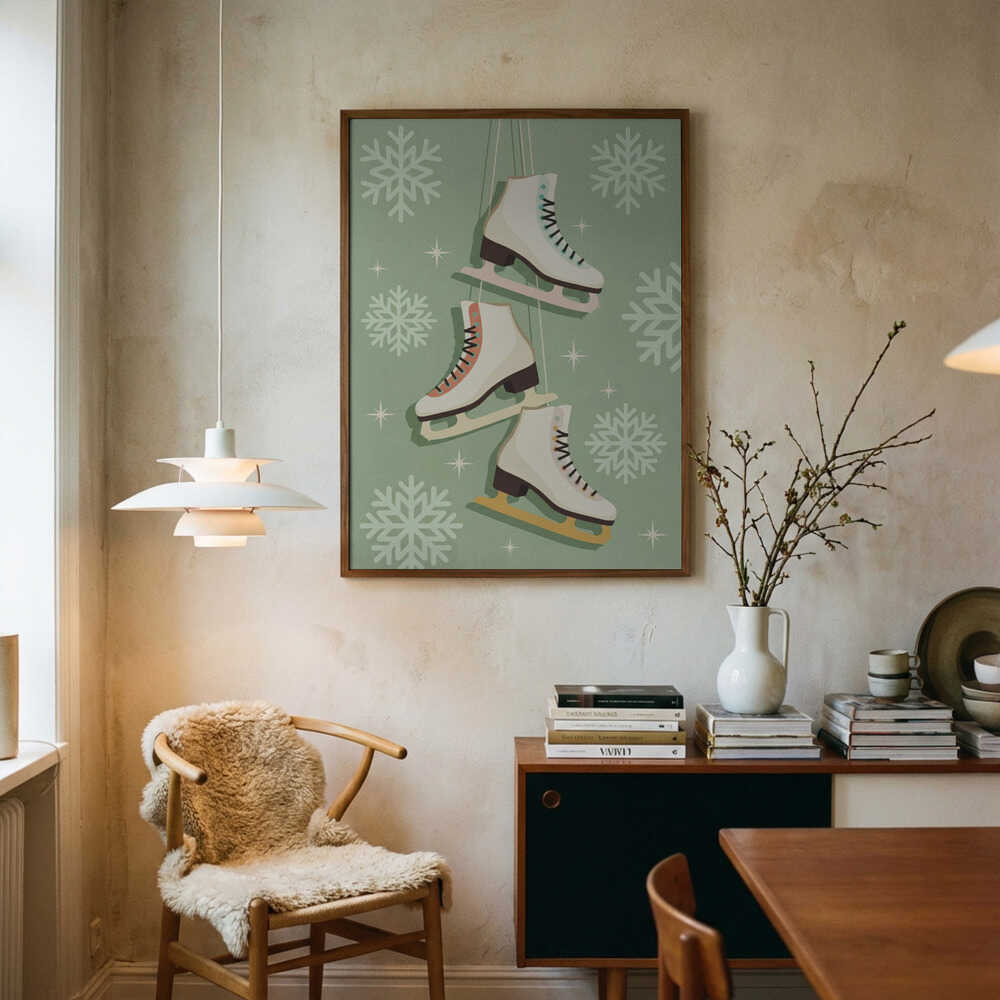 Three Skates Poster