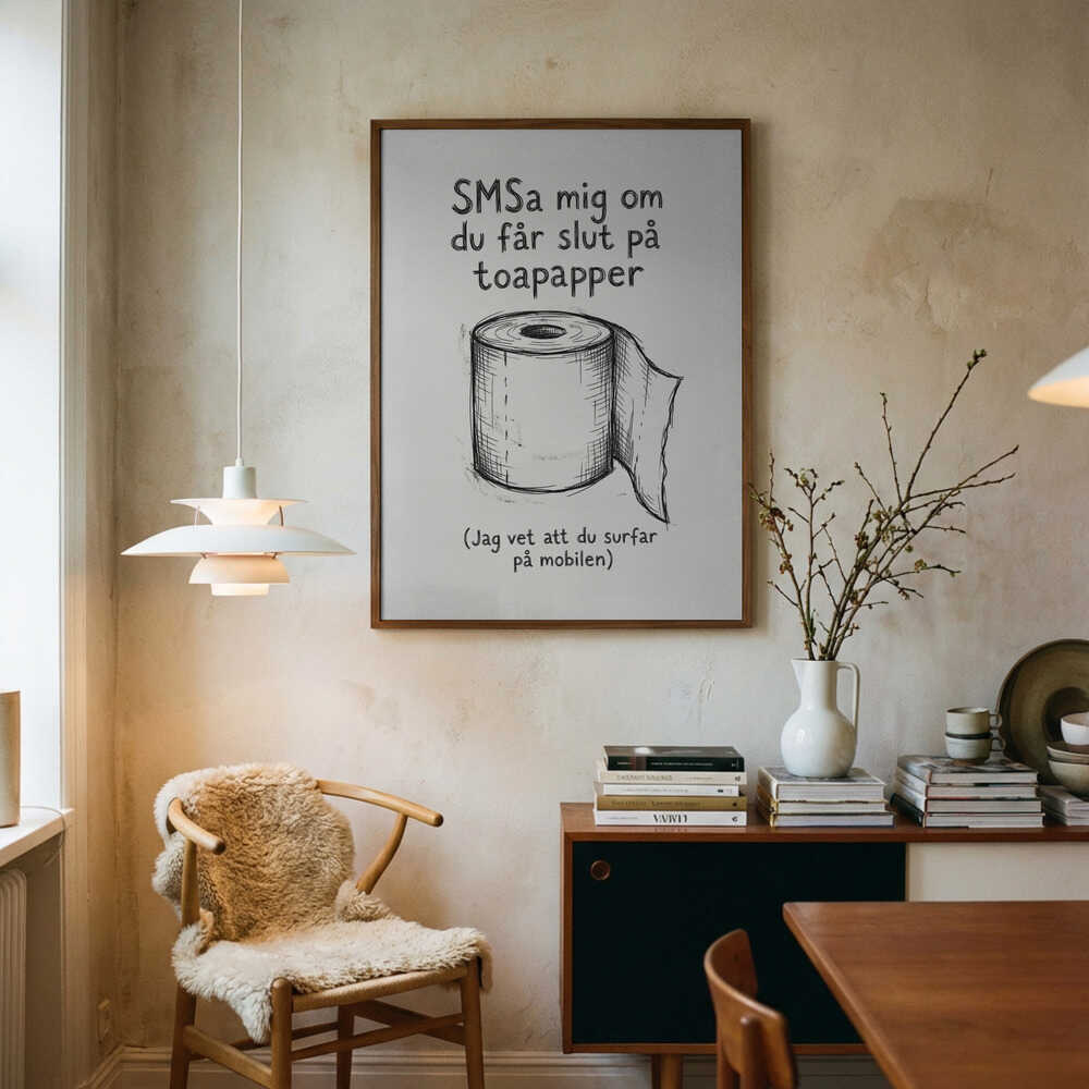 Slut På Toapapper Poster
