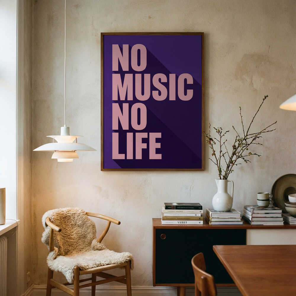 No Music, No Life Poster